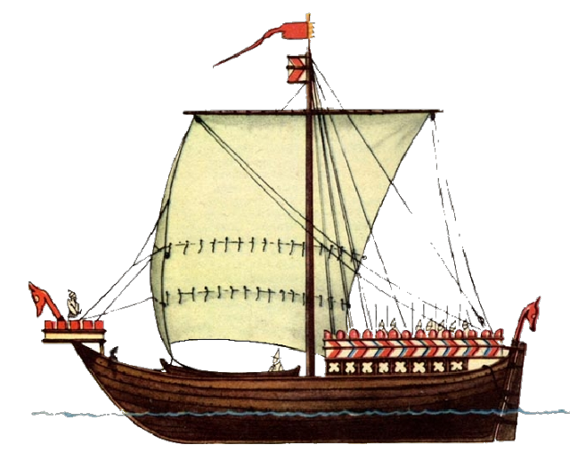 Датский военный корабль XIV века