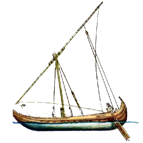 Средиземноморское судно конца IX века